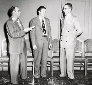 SDAFS Founders: Jack Dequine (left), Ed hueske (center) and Harry Cornell (right)